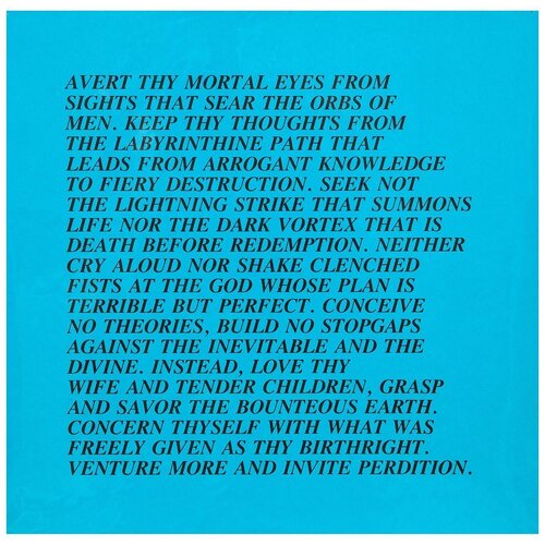 Mortal Eyes - Inflammatory Essay, Documenta 1982 di Jenny Holzer, Stampa in vendita su Singulart