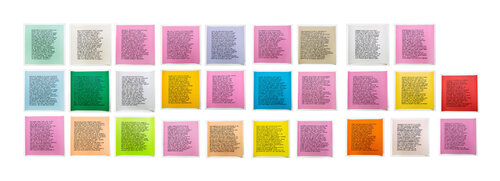 Inflammatory Essays di Jenny Holzer, Stampa in vendita su Singulart