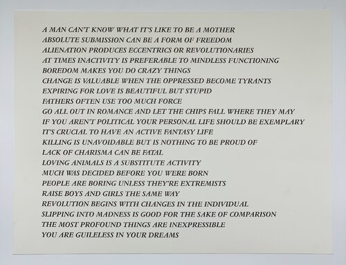 Untitled (Double-sided - For Keith Haring) van Jenny Holzer, Afdruk te koop op Singulart