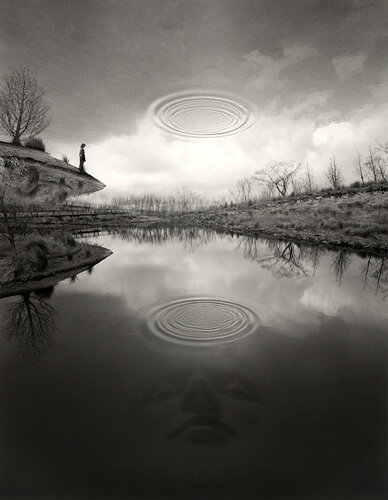 The Edge of Silence di Jerry Uelsmann, Fotografia in vendita su Singulart