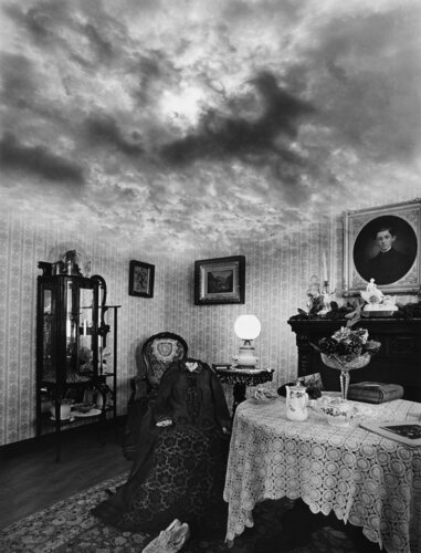 Untitled (Victorian Drawing Room with Clouds) van Jerry Uelsmann, Fotografie te koop op Singulart