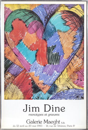 Galerie Maeght, Hearts di Jim Dine, Stampa in vendita su Singulart