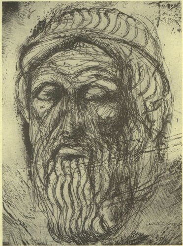 Head of Homer van Jim Dine, Afdruk te koop op Singulart