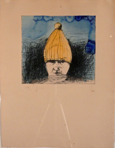 SELF PORTRAIT IN A SKI HAT van Jim Dine, Afdruk te koop op Singulart