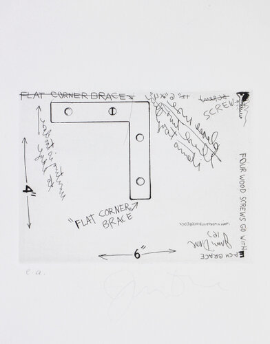 Corner Brace van Jim Dine, Afdruk te koop op Singulart