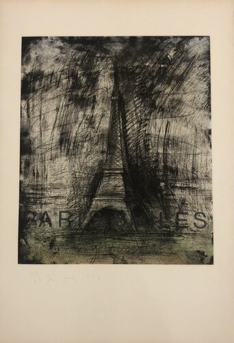 Paris Smiles in Darkness van Jim Dine, Afdruk te koop op Singulart