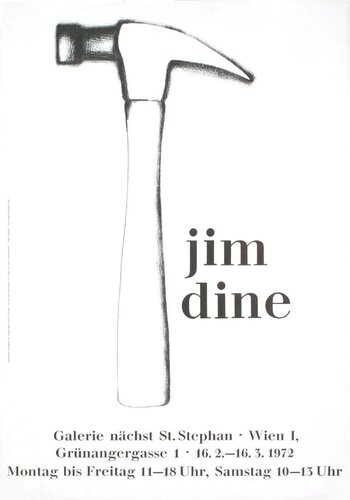 Hammer van Jim Dine, Afdruk te koop op Singulart