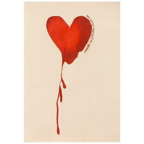 Satin Heart di Jim Dine, Stampa in vendita su Singulart