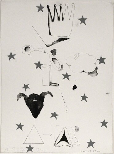 Composition (Hamantash) di Jim Dine, Stampa in vendita su Singulart