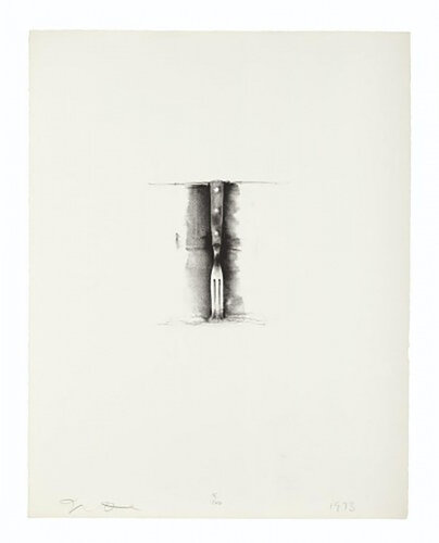 Fork di Jim Dine, Stampa in vendita su Singulart
