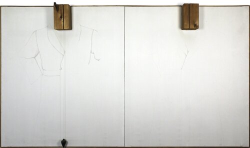 Double Silver Point Robes van Jim Dine, Schilderij te koop op Singulart