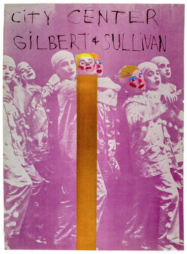 Hand painted City Center, New York SIGNED "Gilbert and Sullivan" di Jim Dine, Stampa in vendita su Singulart