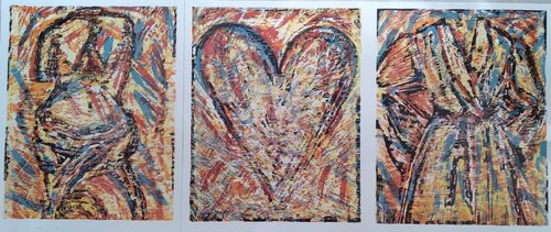 The Summer (Triptych) di Jim Dine, Stampa in vendita su Singulart