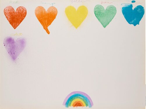 Hearts by Jim Dine, Print for Sale on Singulart