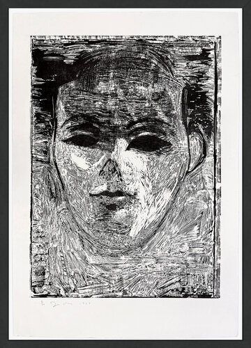 The Mead of Poetry #1 (huge framed hand signed woodcut) di Jim Dine, Stampa in vendita su Singulart