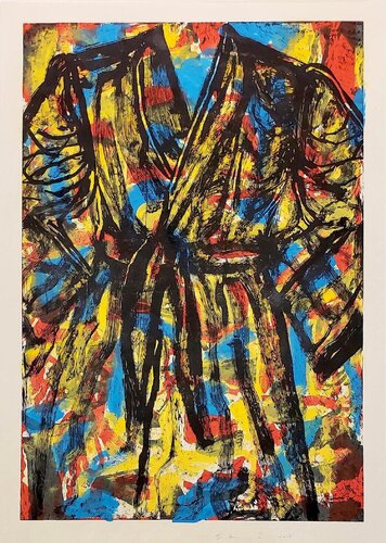 Madness and Blue par Jim Dine, Œuvre sur papier en vente sur Singulart