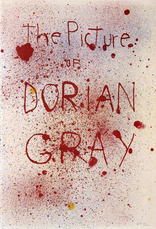 The picture of Dorian Gray cover page Jim Dine