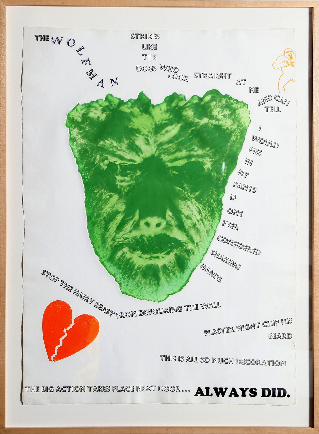 Wolfman (Wall) Jim Dine