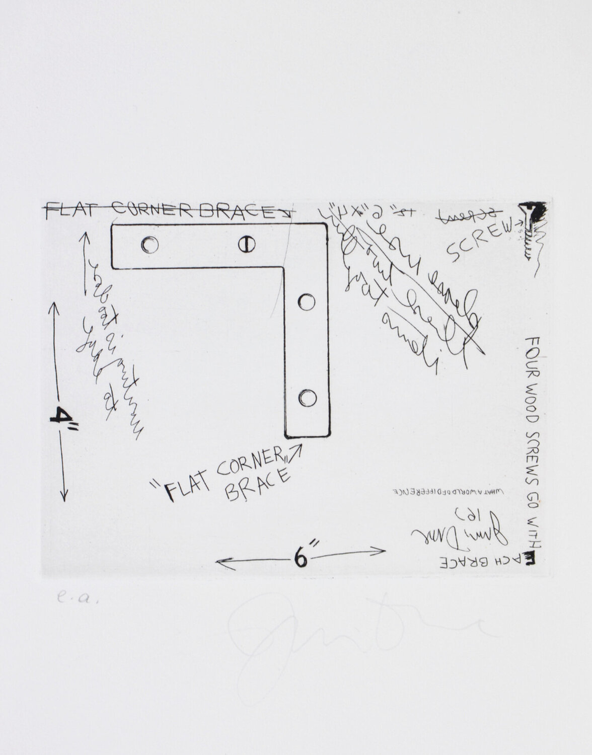 Corner Brace Jim Dine