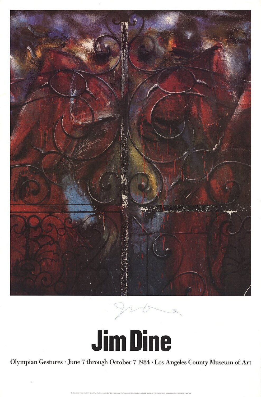 Detail from the Crommelynck Gate (The Sentinels) Jim Dine Stampa in vendita