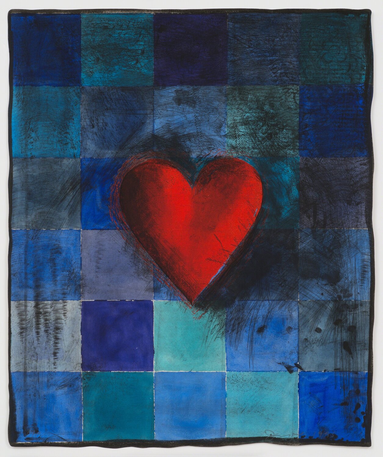 Hart in Blu Jim Dine