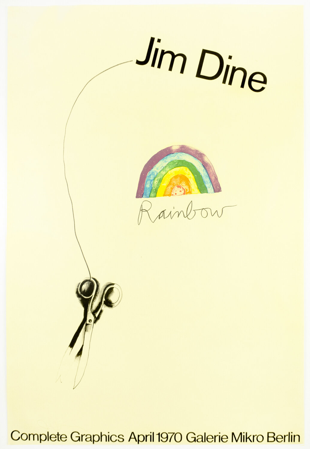 Galerie Mikro 1970 (Signed) Jim Dine