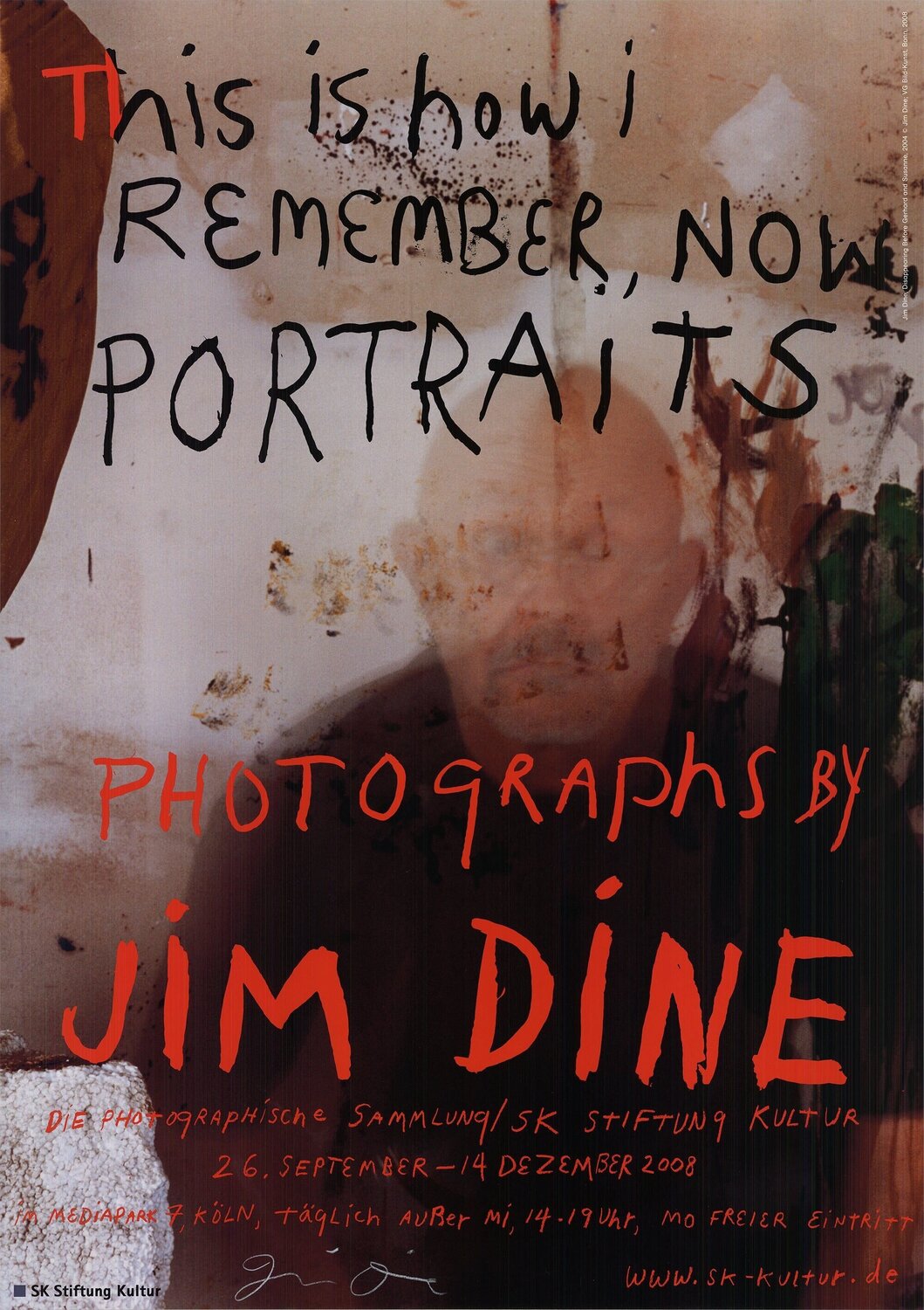 Disappearing before Gehard and Susanne Jim Dine