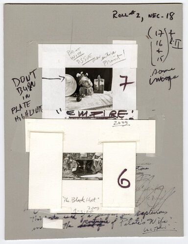 Black Hat (includes "Empire" on contact sheet), NM di Joel-Peter Witkin, Fotografia in vendita su Singulart