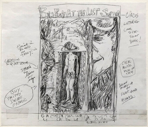 Bus Boy at the Last Supper van Joel-Peter Witkin, Werk op papier te koop op Singulart