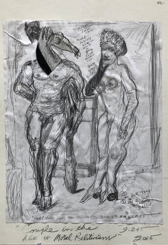 Couple in the Age of Moral Relativism van Joel-Peter Witkin, Werk op papier te koop op Singulart
