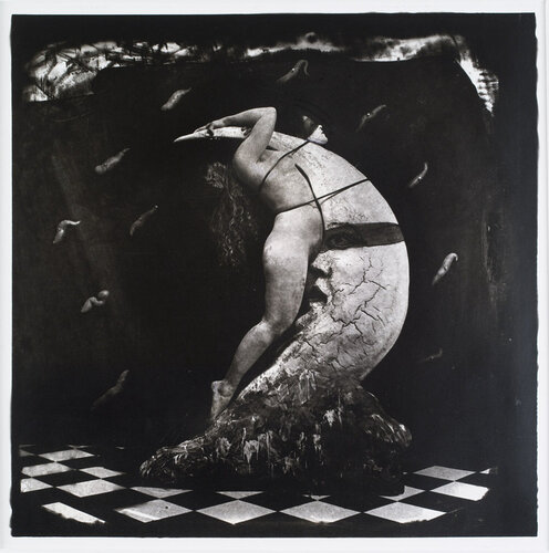 Woman Masturbating on the Moon van Joel-Peter Witkin, Fotografie te koop op Singulart
