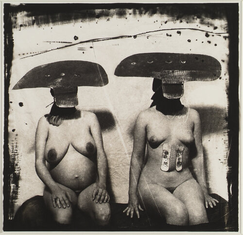 I.D. Photographs from Purgatory: Two Women with Stomach Irritations, New Mexico van Joel-Peter Witkin, Fotografie te koop op Singulart
