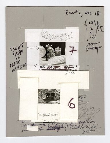 Black Hat (includes "Empire" on contact sheet), New Mexico van Joel-Peter Witkin, Fotografie te koop op Singulart