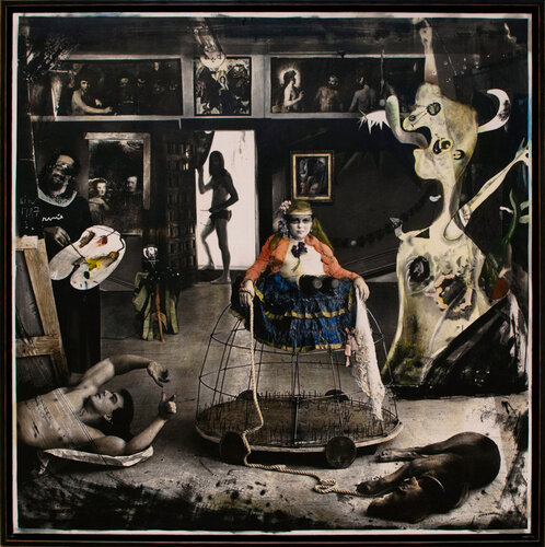 Las Meninas, New Mexico, encaustic van Joel-Peter Witkin, Fotografie te koop op Singulart