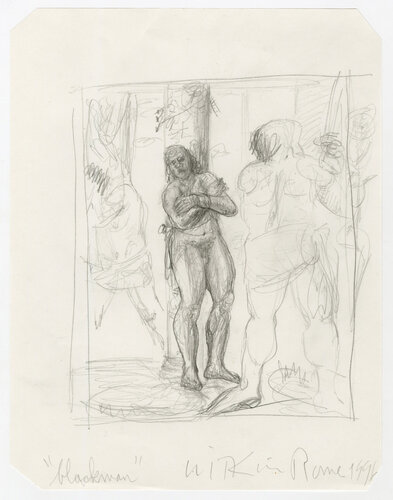 Blackman, Rome van Joel-Peter Witkin, Werk op papier te koop op Singulart