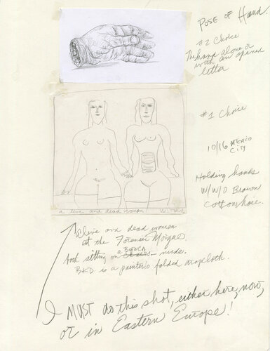 Pose of Hand and A Live and Dead Woman, Mexico City van Joel-Peter Witkin, Werk op papier te koop op Singulart