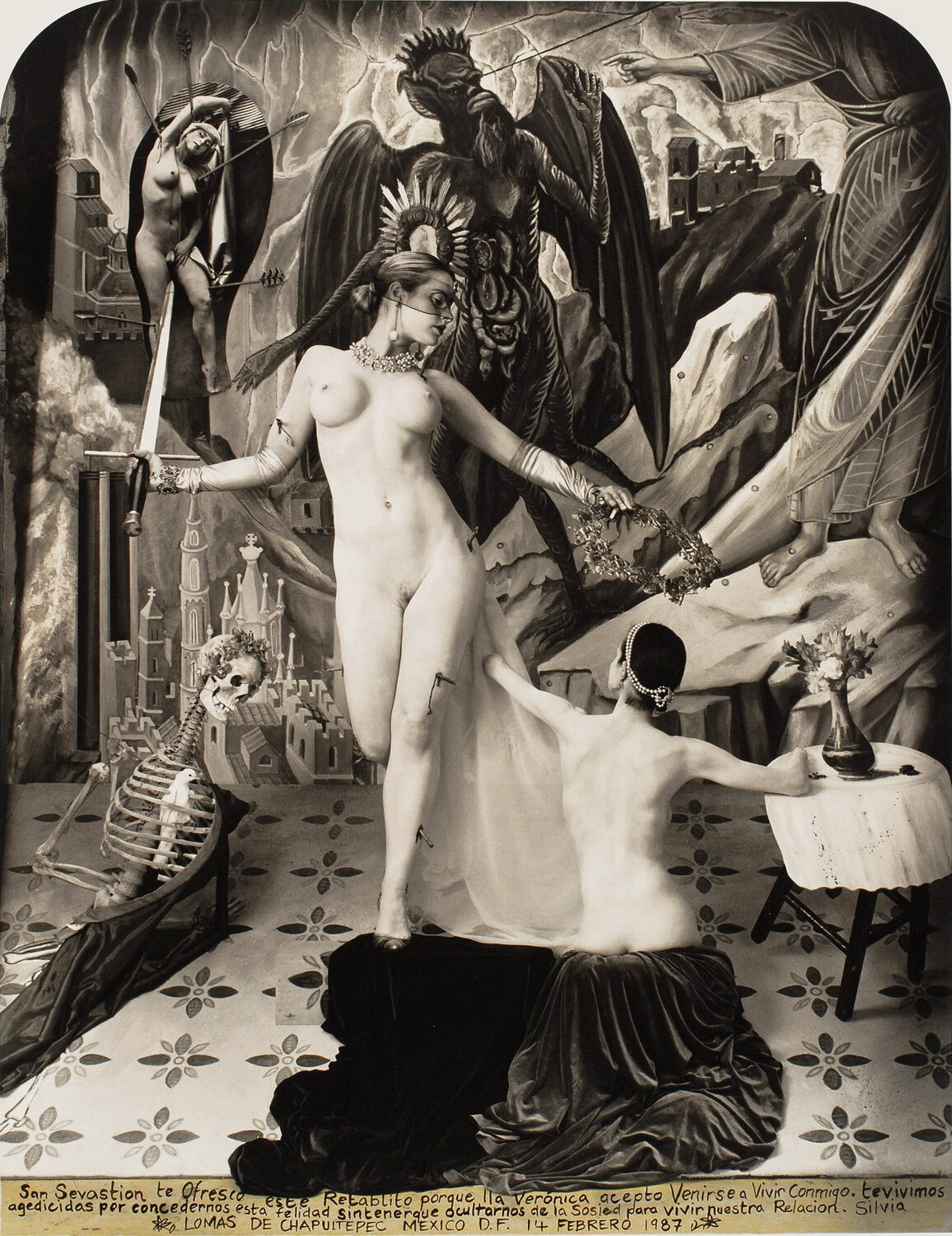 Retablo, New Mexico Joel-Peter Witkin Fotografia in vendita