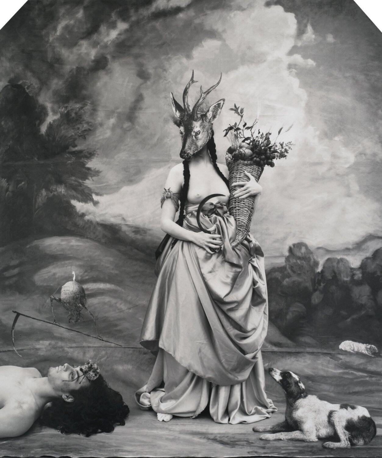 Nature Sees the First Human Death, Mexico City Joel-Peter Witkin Fotografia in vendita