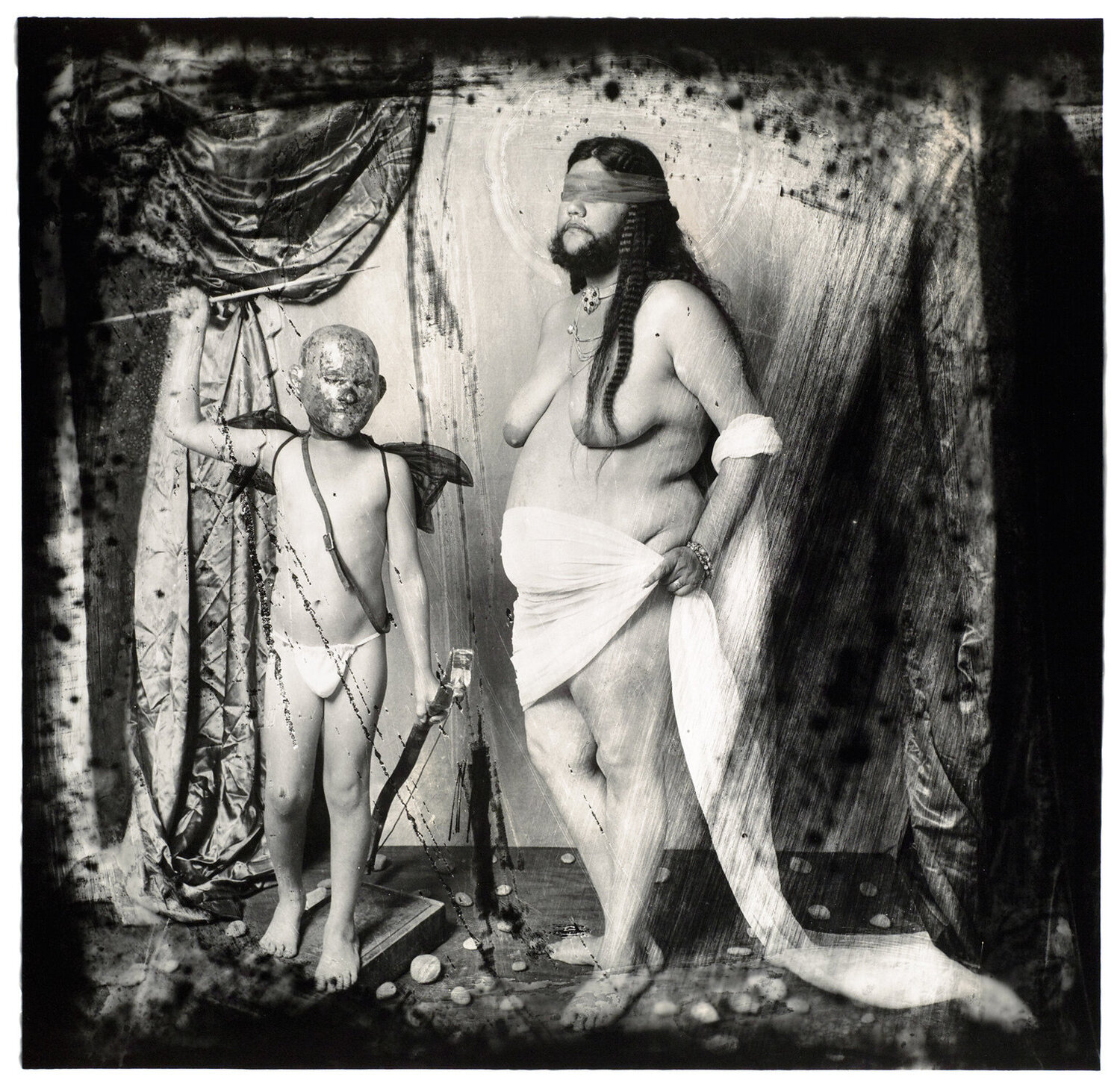 Blind Woman and Her Blind Son Joel-Peter Witkin Fotografie zu verkaufen