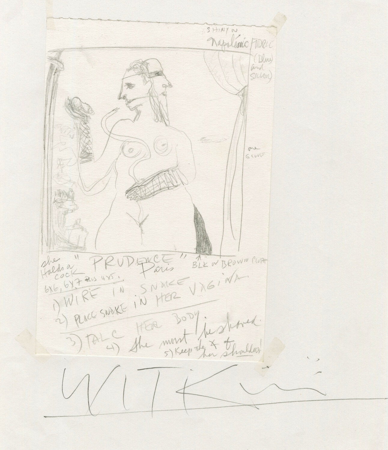 Prudence, Paris Joel-Peter Witkin Opera su carta in vendita