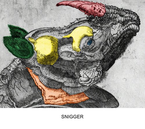 Engravings with Sounds: Snigger van John Baldessari, Afdruk te koop op Singulart
