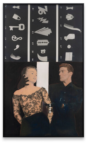 Couple (With Objects) van John Baldessari, Werk op papier te koop op Singulart