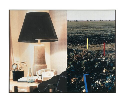 Black Lamp (With Three Choices) van John Baldessari, Werk op papier te koop op Singulart