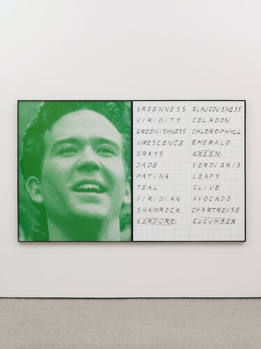 Prima Facie (Fourth State): Green and Et Cetera van John Baldessari, Schilderij te koop op Singulart