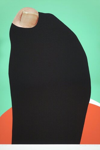 Foot and Stocking (With Big Toe Exposed): Phil van John Baldessari, Afdruk te koop op Singulart