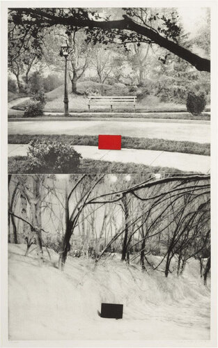 Two Sets (One with Bench) (C.-H. 49) van John Baldessari, Afdruk te koop op Singulart