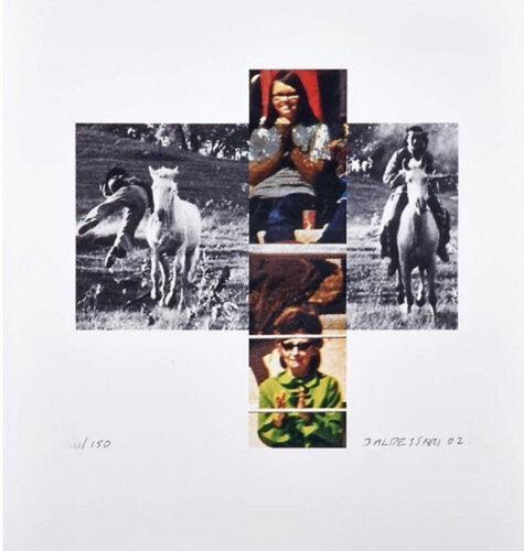 The Intersection Series: Person on Horse and Person Falling from Horse, with Audience van John Baldessari, Afdruk te koop op Singulart