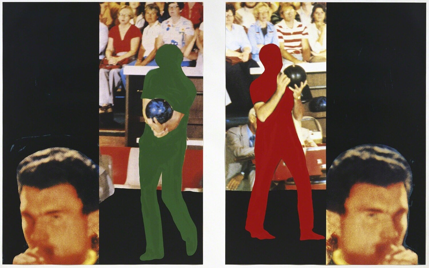 Two Bowlers (with Questioning Person) John Baldessari Druck zu verkaufen