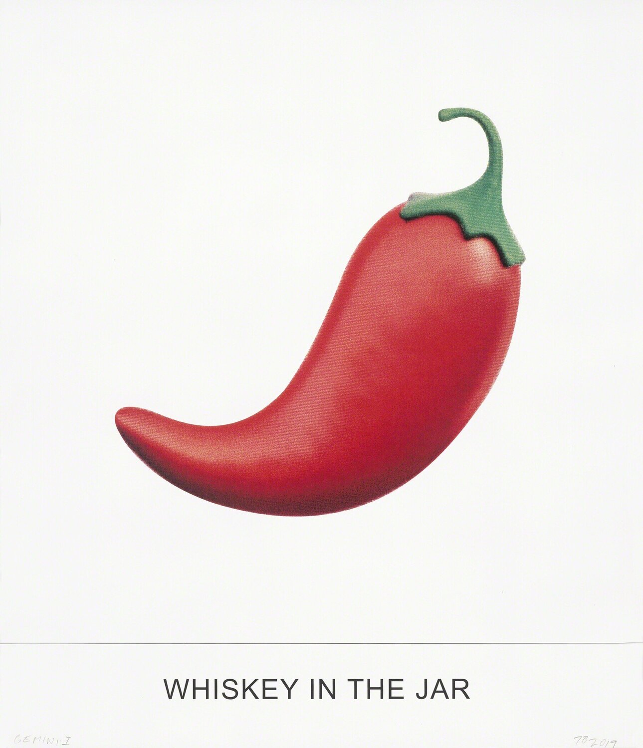 WHISKEY IN THE JAR John Baldessari Stampa in vendita