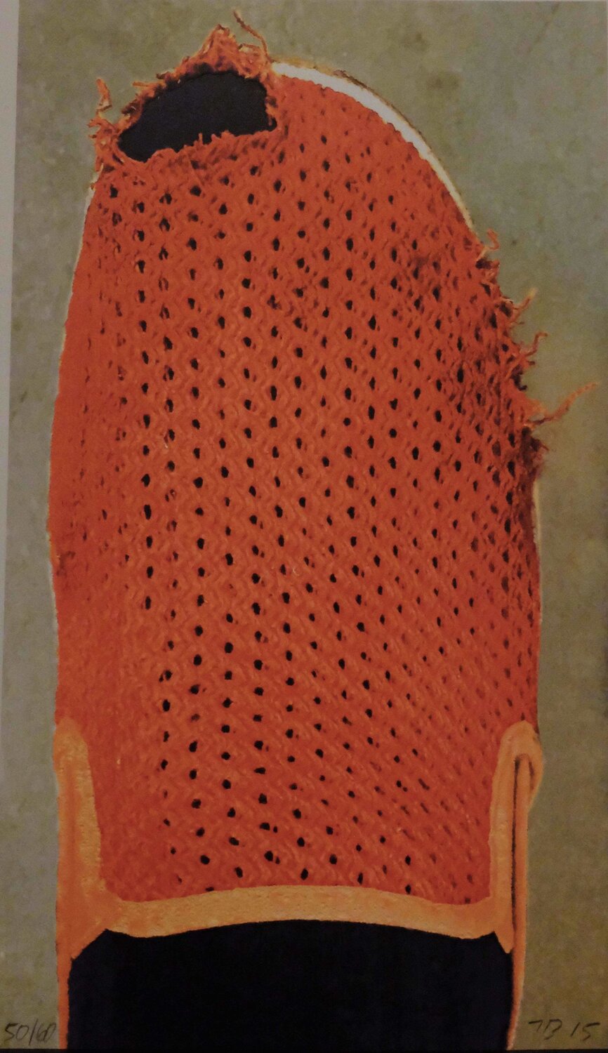 Red Slipper John Baldessari Stampa in vendita